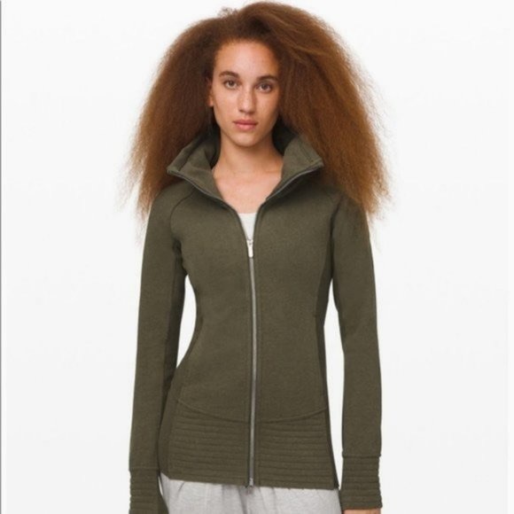 lululemon athletica Tops - Size 4 Fatigue Green Lululemon Radiant ii Jacket